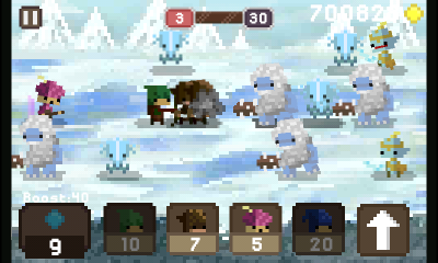 Зимняя карта (Pixel Kingdom screenshot)