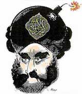 Одна из 12 карикатур на пророка Мухаммеда