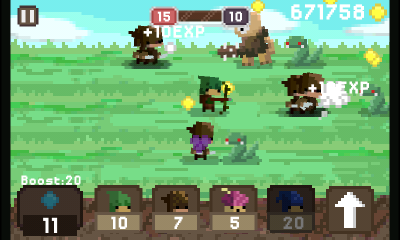 Летняя карта со змеями (Pixel Kingdom screenshot)